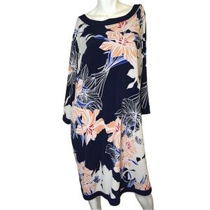 Vince Camuto Dress, Plus Size Dress, Gorgeous Floral Print Dress, Size: 24W EUC
